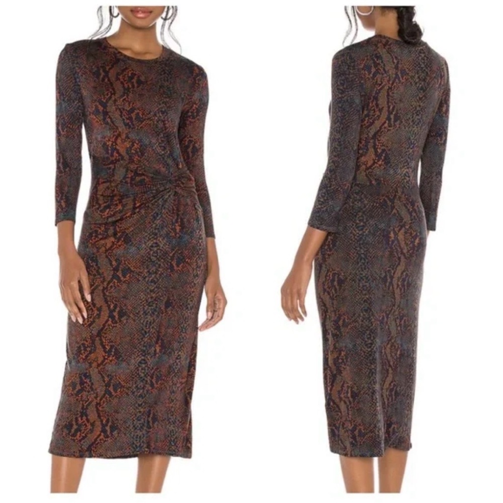 Joie Multicolor Long Sleeve Dress